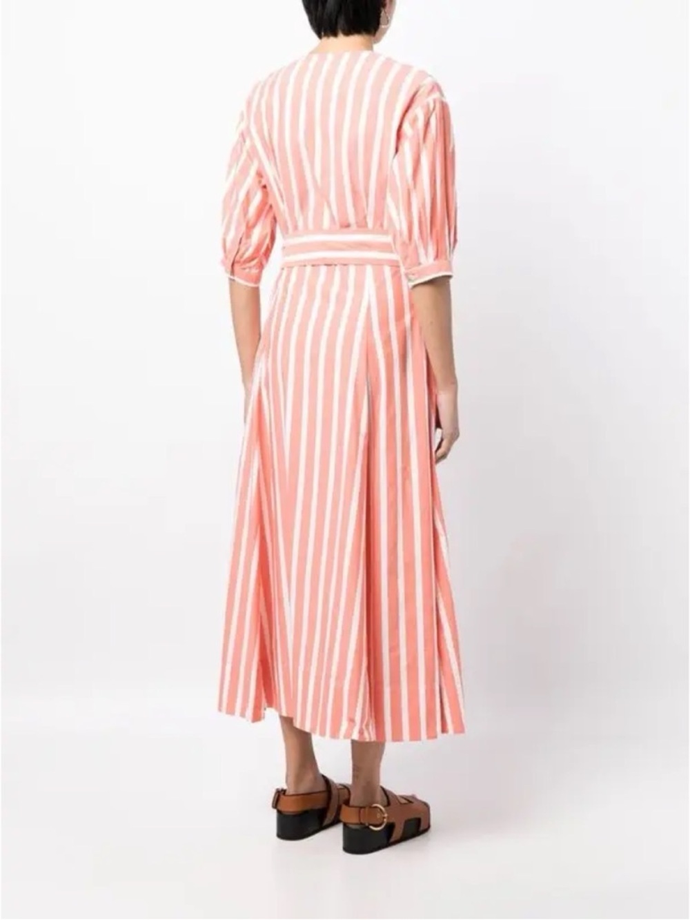NWT Evi Grintela Yara Striped Midi Shirtdress Small - Picture 3 of 12